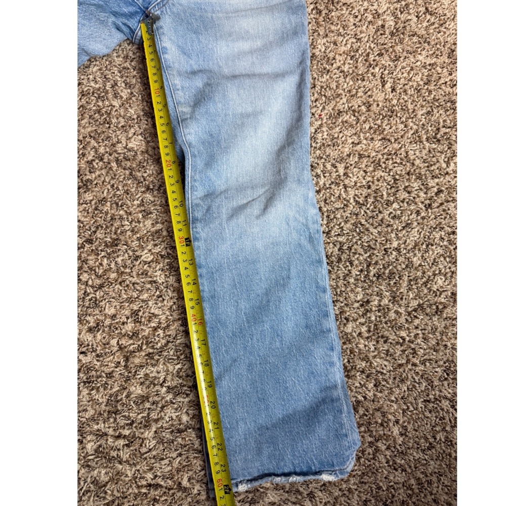 Madewell Cali Demi-Boot Jeans Light Wash Button Fly High Rise Size 26 - Picture 4 of 7